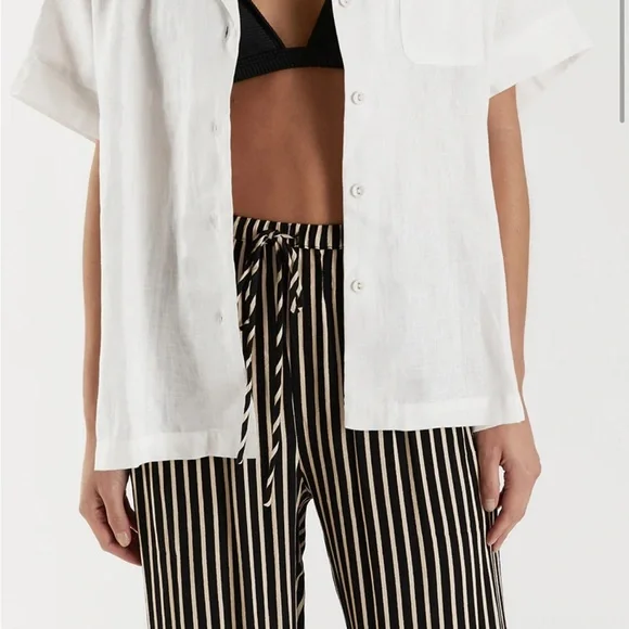 DISSH RORY STRIPE DRAWSTRING PANT - Picture 3 of 5